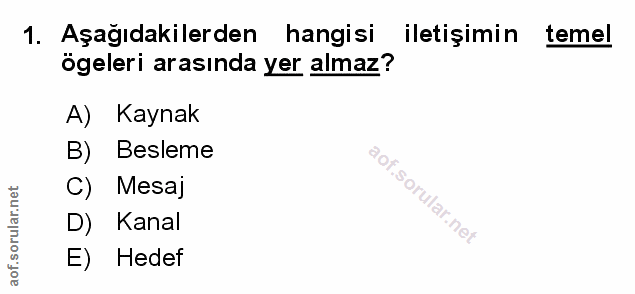 Soru 1