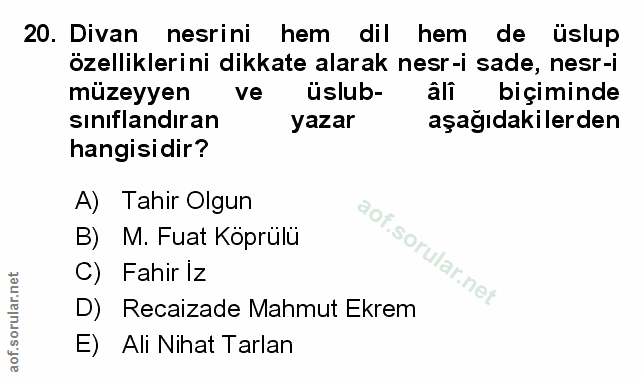 Soru 20