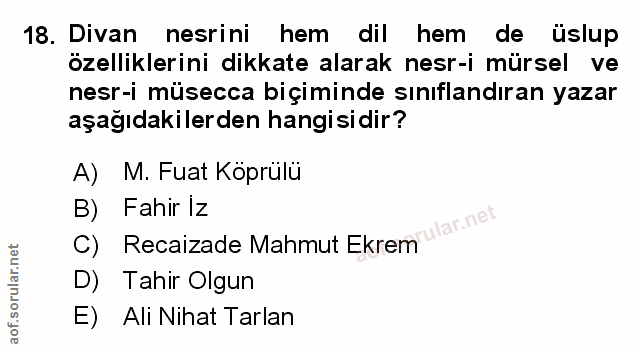 Soru 18