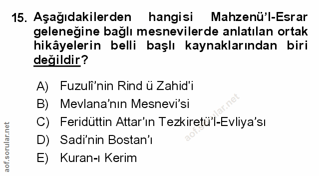 Soru 15