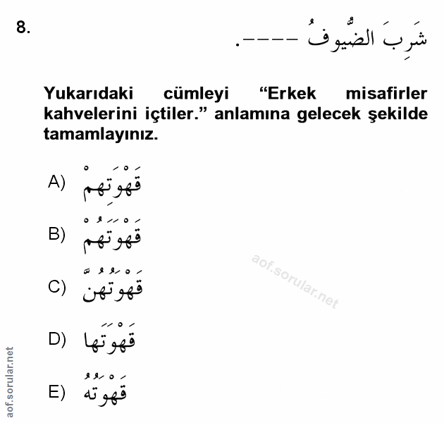 Soru 8