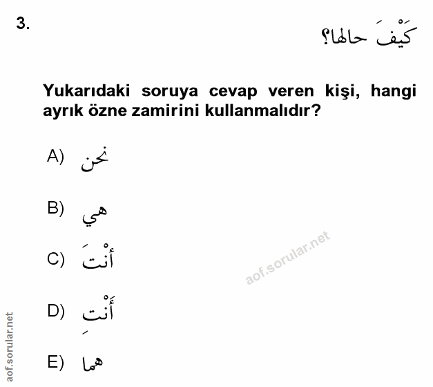 Soru 3