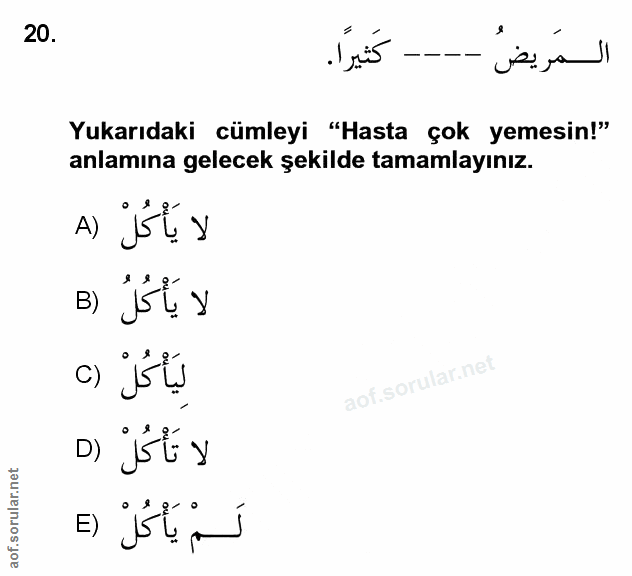 Soru 20