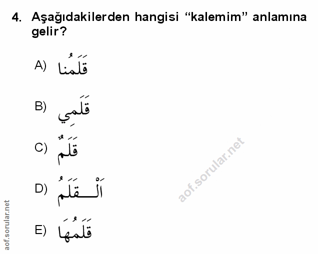 Soru 4