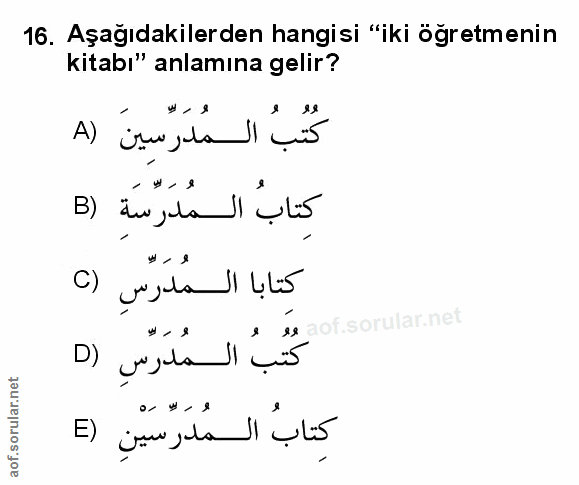 Soru 16