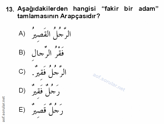 Soru 13