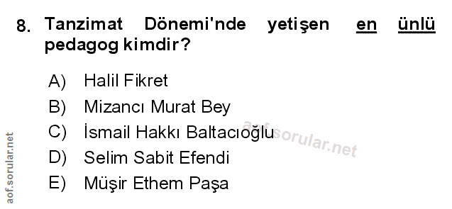 Soru 8
