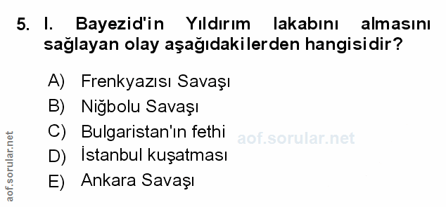 Soru 5