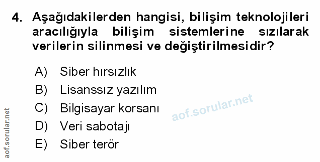 Soru 4