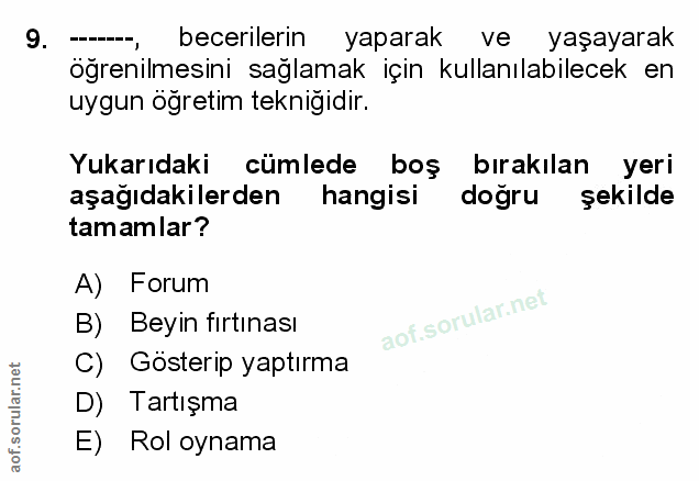Soru 9