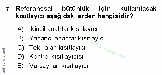Soru 7
