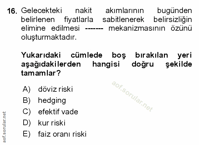 Soru 16