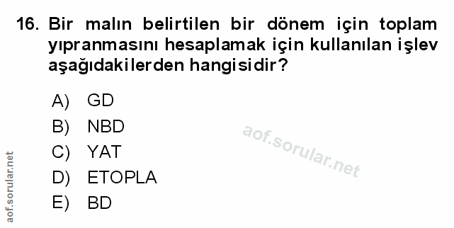 Soru 16