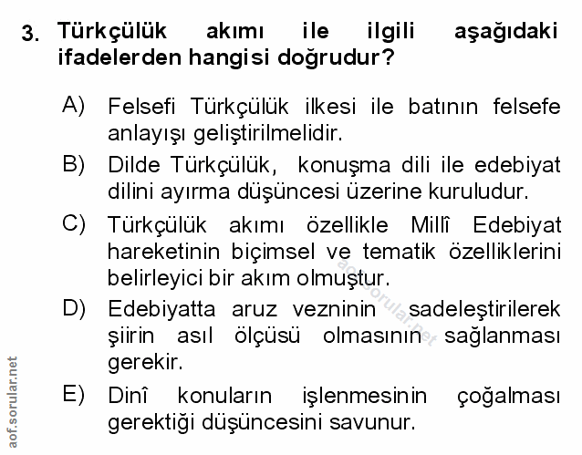 Soru 3