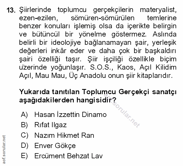 Soru 13