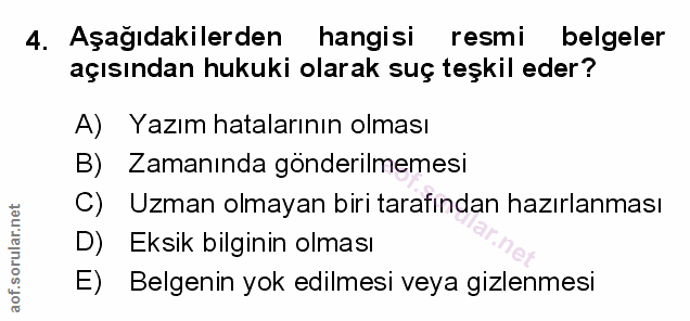 Soru 4