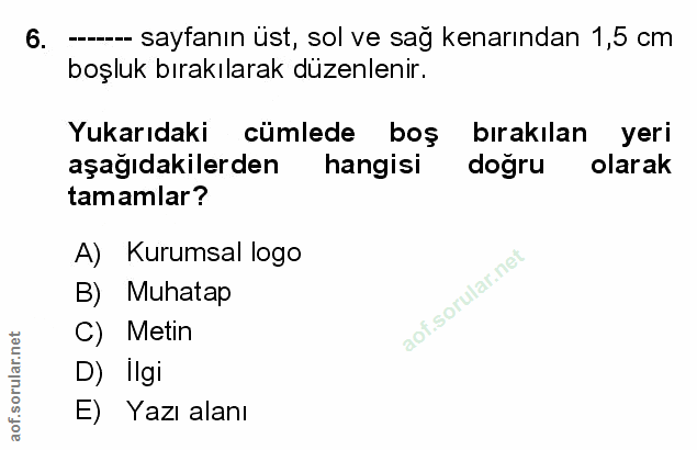 Soru 6