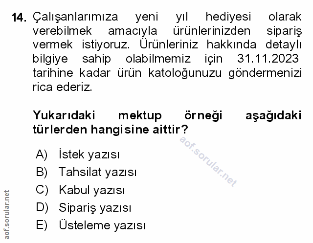 Soru 14