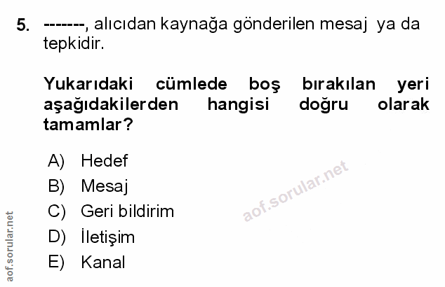 Soru 5