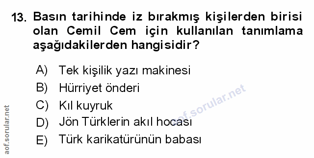 Soru 13