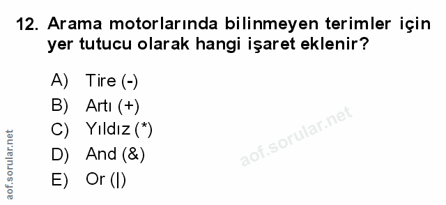 Soru 12