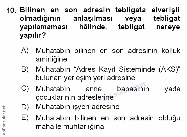 Soru 10