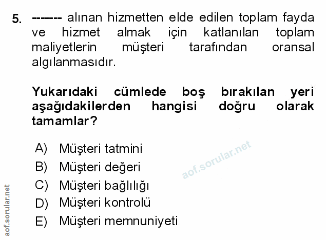 Soru 5