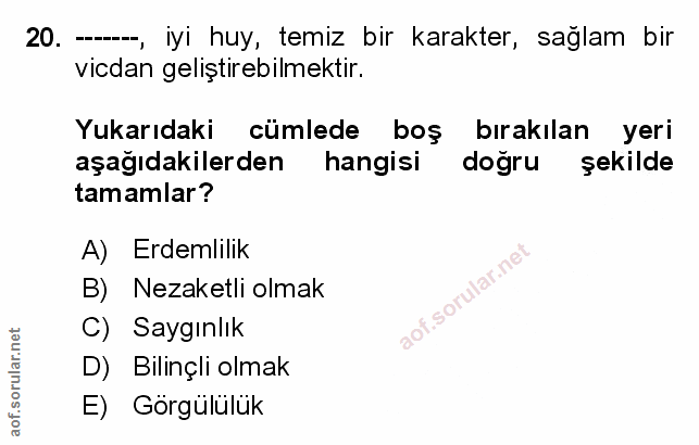 Soru 20