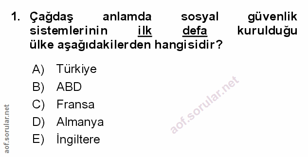 Soru 1