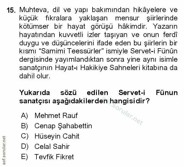Soru 15