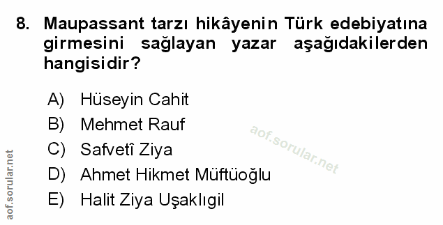 Soru 8