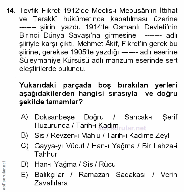 Soru 14