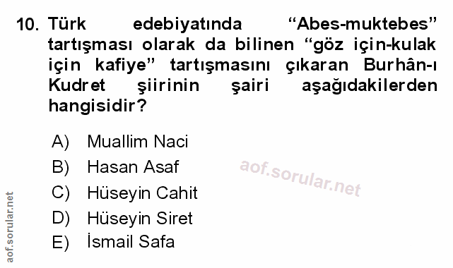 Soru 10