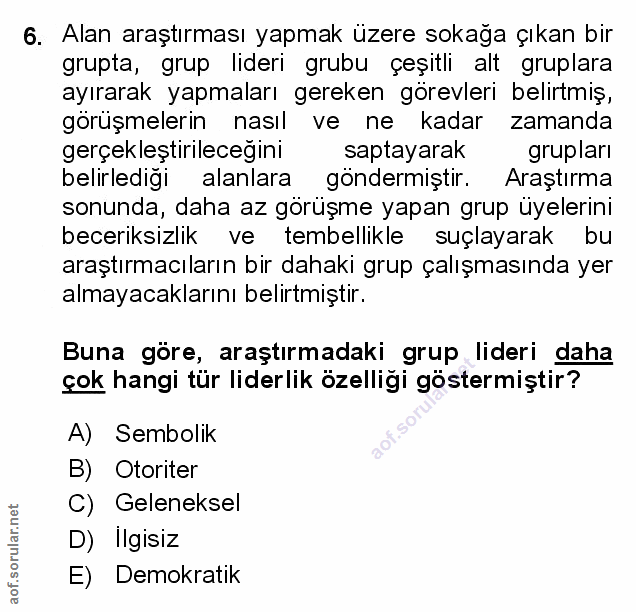 Soru 6