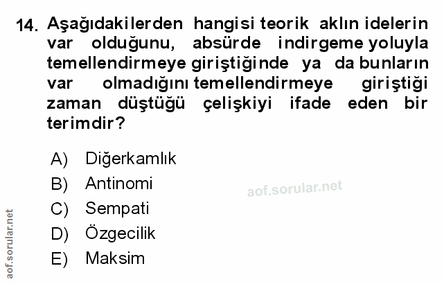 Soru 14