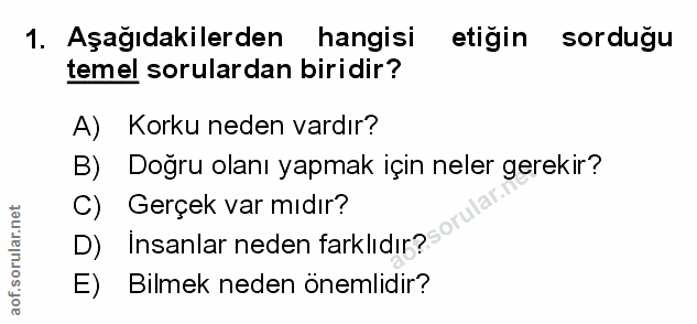 Soru 1