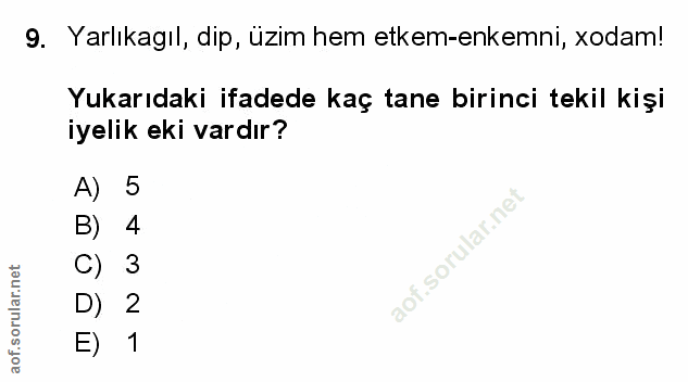 Soru 9