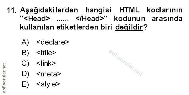 Soru 11