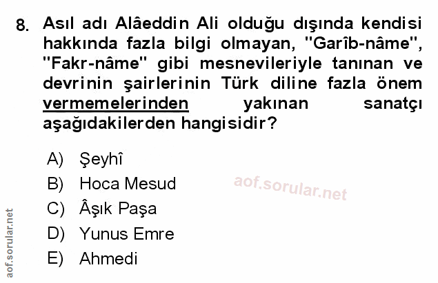 Soru 8