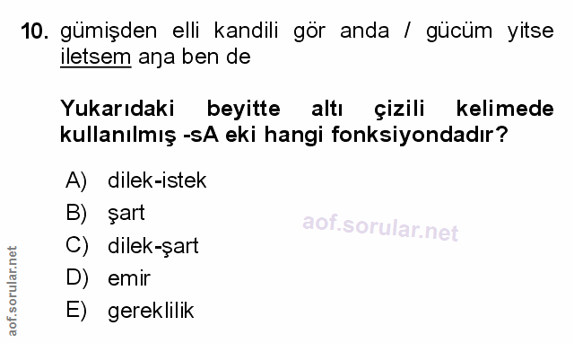 Soru 10