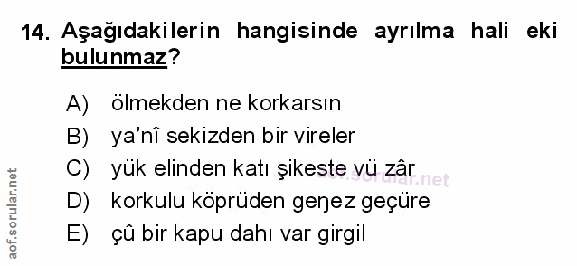 Soru 14
