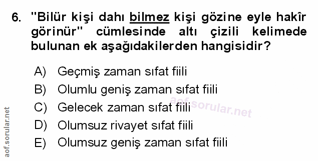 Soru 6