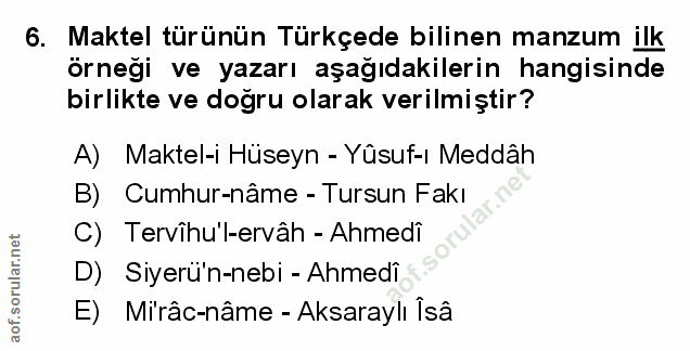 Soru 6