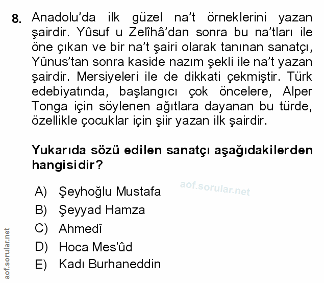 Soru 8