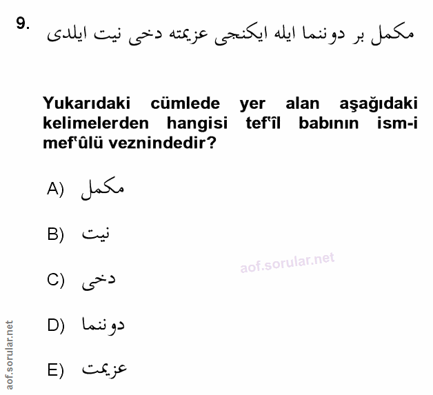 Soru 9