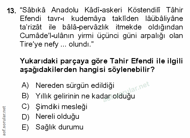 Soru 13