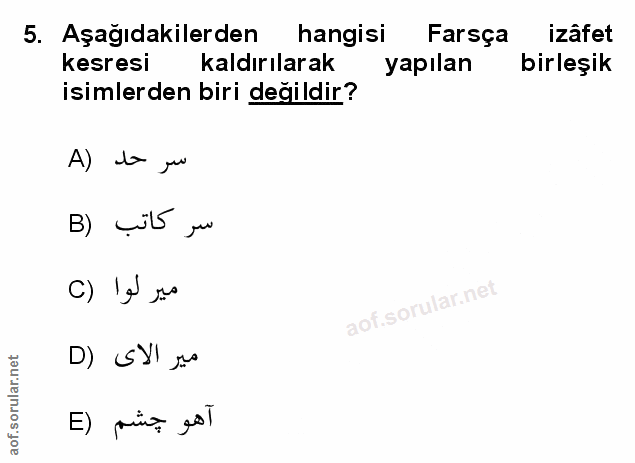Soru 5