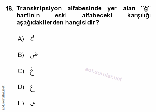 Soru 18