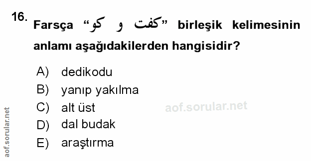 Soru 16