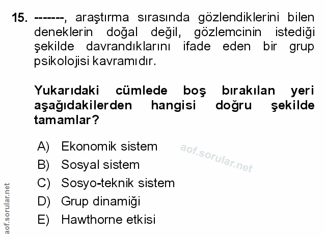 Soru 15